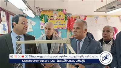 “قبيصي” يتابع مبادرة معًا ننطلق بمدرسة الفنية بنات بالحادقة بالفيوم ويشيد مدير المدرسة 
