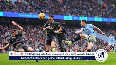 مانشستر سيتي يسقط في فخ التعادل أمام إيفرتون بالدوري الإنجليزي