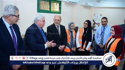 وزير التعليم العالي ورئيس جامعة سوهاج يتفقدان مركز خدمة ذوي الإعاقة