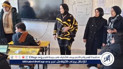  أجواء هادئة ومنضبطة بالامتحان الالكتروني التجريبي للصف الأول الثانوي بمطروح