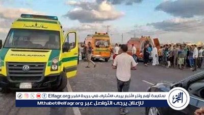 أصابة 2 أشخاص فى حادث تصادم سيارتين بالطريق الزراعى الغربى بمركز البلينا بسوهاج