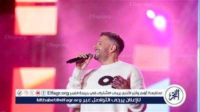  الصور الكاملة.. حماقي يتألق بأجواء عالمية فى رأس السنة ويشعل أبو ظبي 