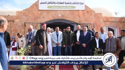 وزير الشباب والرياضة ومحافظ مطروح يتفقد أن قلعة شالي وبعض البازارات بمدينة سيوة
