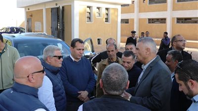 محافظ أسوان يتفقد رافع المياه حى الصداقة الجديدة