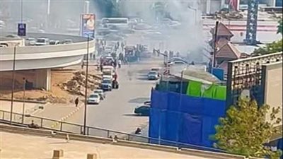 تفاصيل نشوب حريق بـ«سور» نادي الزمالك (صور)