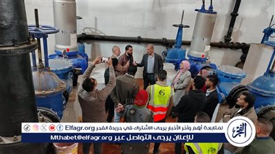 رئيس مياه الفيوم يتفقد محطة رفع صرف صحي أبوجنشو الرئيسية