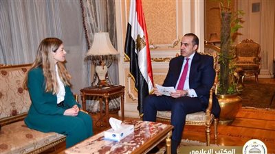 تعزيزًا للعلاقات.. تفاصيل لقاء وزير الشئون النيابية بـ عضو البرلمان الأوروبي