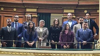 مجلس النواب يستقبل وفد من تنسيقية شباب الأحزاب والسياسيين