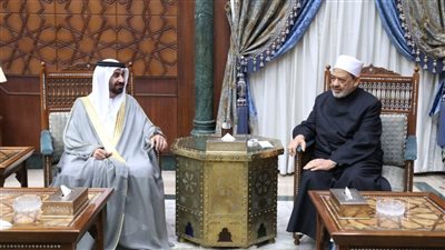 شيخ الأزهر يستقبل رئيس البرلمان العربي بمقر المشيخة 