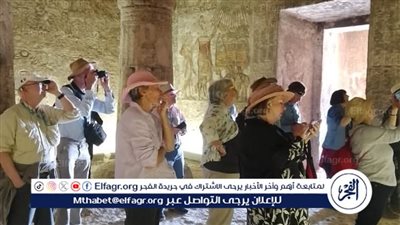 وفود سياحية تزور المناطق الأثرية بالمنيا للتعرف على عظمة الحضارة المصرية القديمة