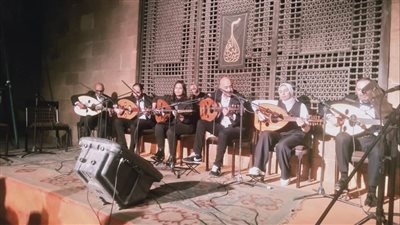 برعاية وزارة الثقافة وفى اجواء تاريخية: المتفوقون فى بيت العود يجذبون الانظار بمعزوفات تراثية ومعاصرة 