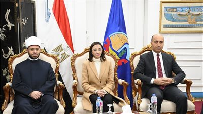 محافظ البحيرة تستقبل وزير الأوقاف بمبنى المحافظة في زيارة رسمية
