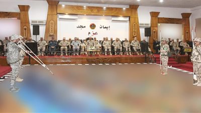 رئيس أركان حرب القوات المسلحة يشهد تنفيذ المرحلة الرئيسية لمشروع مراكز القيادة التعبوى لأحد تشكيلات القوات الجوية وقوات الدفاع الجوى