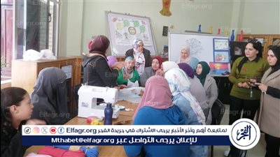 ورشة تدريبية لتصنيع الشنط بخيط الخيش والكنفا بمركز شباب التنمية الشبابية بالمنصورة..صور
