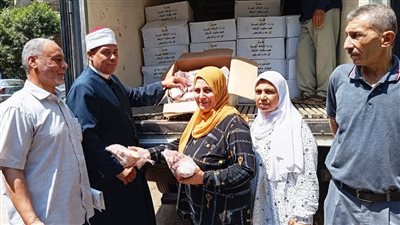 محافظ الجيزة: توزيع 4 طن من لحوم صكوك الاضاحي على الأسر الأولى بالرعاية