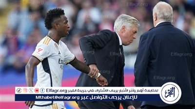 أنشيلوتي ينفجر غضبًا في وجه فينيسيوس 