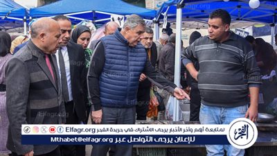 جولة تفقدية..محافظ الإسكندرية بسوق اليوم الواحد بمنطقة أبو يوسف بحي العجمي 