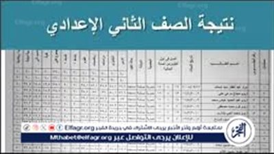 نتيجة الصف الثاني الإعدادي برقم الجلوس 2025 وخطوات الاستعلام 