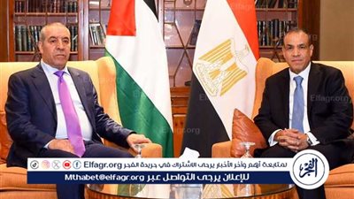 وزير الخارجية المصري يستقبل وفدًا فلسطينيًا برئاسة حسين الشيخ