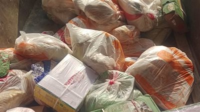 ضبط 1035 كجم من اللحوم والكبدة غير الصالحة داخل مخزن بجنوب الجيزة