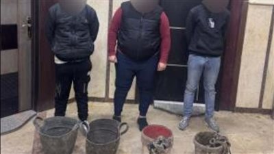 ضبط 3 أشخاص بالقاهرة لقيامهم بأعمال الحفر والتنقيب غير المشروع عن الآثار