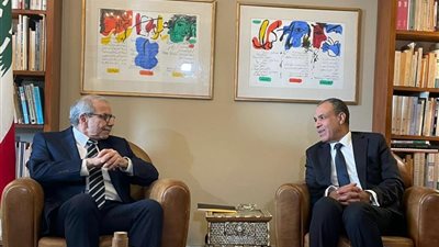 وزير الخارجية والهجرة يلتقي رئيس الحكومة اللبنانية المكلف