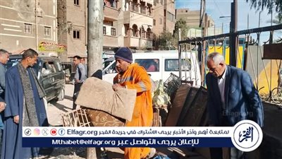 محافظ أسيوط: إزالة اشغالات وتعديات الباعة الجائلين على حرم الطرق والشوارع بمدينة البداري