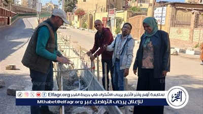 رئيس حي شرق أسيوط يتابع تركيب البلدورات وبلاط الإنترلوك لأرصفة الشوارع