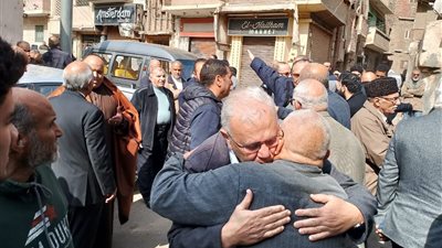 تشييع جنازة نجل نائب رئيس الجمهورية الأسبق ببنها