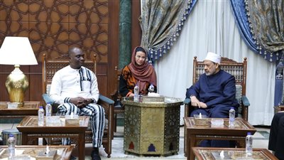 شيخ الأزهر يستقبل وزير الأمن البوركيني بمقر المشيخة