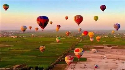 إلغاء رحلات البالون الطائر لسوء الأحوال الجوية في الأقصر