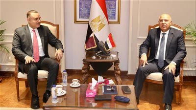 كامل الوزير يبحث مع سفير قطر بالقاهرة سبل تعزيز التعاون بين البلدين في مجالي الصناعة والنقل