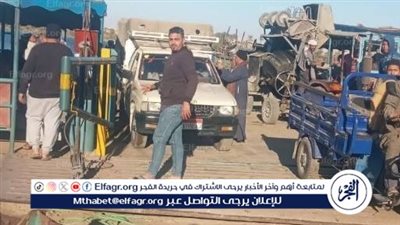 رئيس مركز صدفا بأسيوط يتفقد سير العمل بمشروع العبارات النهرية بقرية مجريس