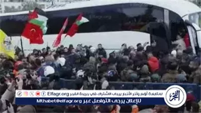 عاجل| وصول أسرى فلسطينيين مفرج عنهم إلى قطاع غزة