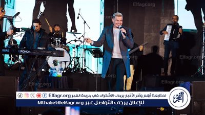 عمرو دياب يتألق في ليلة شتوية بقلب القاهرة