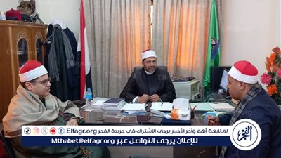 وكيل وزارة الأوقاف بالفيوم يشهد اختبارات مسابقة 