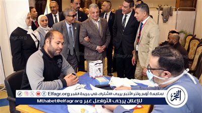 محافظ الإسماعيلية يشهد انطلاق القافلة الطبية الرابعة بدائرة محكمة الإستئناف