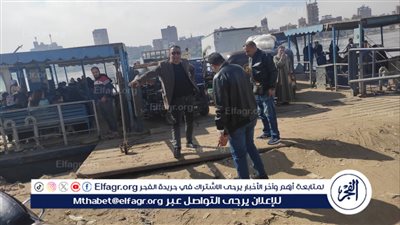 رئيس مركز ساحل سليم فى أسيوط يتفقد سير العمل بمشروع العبارات النهرية بالمركز