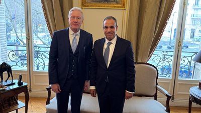 وزير الخارجية والهجرة يجتمع مع وزير الخارجية اللبناني