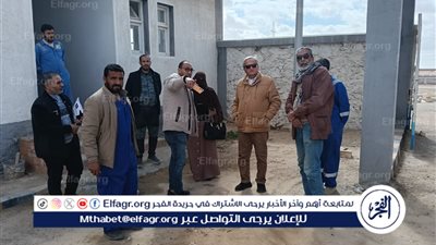 رئيس مياه مطروح يزور مدينة الضبعة ويلتقي النواب وأهالي المدينة لدراسة زيادة ضخ المياه 