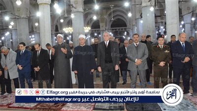 محافظ الغربية يشهد احتفال ليلة النصف من شعبان من مسجد السيد البدوى بطنطا