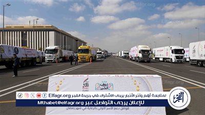 عاجل- المشهد الأكبر لدعم غزة.. مصر ترسل قوافل إغاثية ضخمة بحضور سياسي وفني بارز (صور)