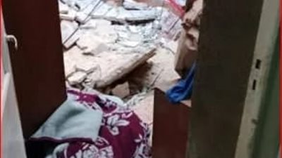 مصرع شخص في انهيار جزئي لمنزل بالقليوبية