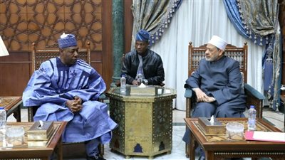 شيخ الأزهر يستقبل حاكم «ولاية بورنو النيجيرية» بمقر المشيخة