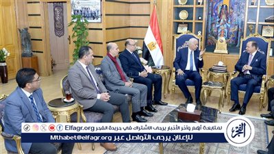 رئيس جامعة المنصورة يستقبل رئيس جامعة العلمين الدولية ووفد جامعة لويفيل الأمريكية