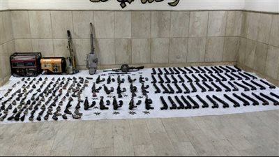 الداخلية: تفكيك عبوات ناسفة وضبط عدد من الأسلحة النارية داخل بؤرة خط الصعيد الجديد