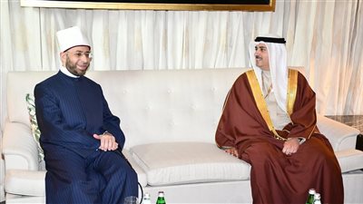 وزير العدل البحريني يستقبل وزير الأوقاف على هامش مؤتمر 
