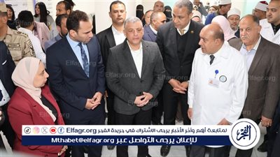 محافظ الإسماعيلية يتفقد مستشفى القنطرة غرب المركزي