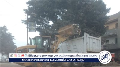 رفع 43 طن من القمامه خلال حملة مكبرة بنطاق الوحدة المحلية بمنية سمنود في الدقهلية 