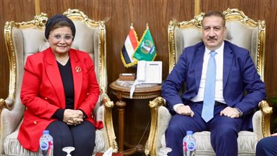 محافظ المنوفية يستقبل نائب وزير الصحة ويترأسان اجتماع المجلس الإقليمي للسكان 